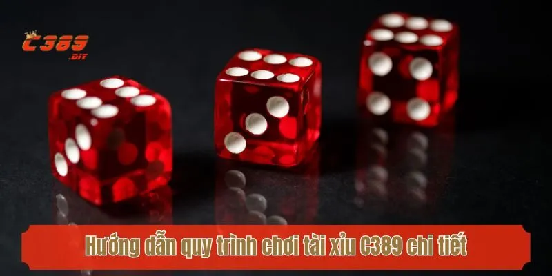 Hướng dẫn quy trình chơi tài xỉu C389 chi tiết cho newbie