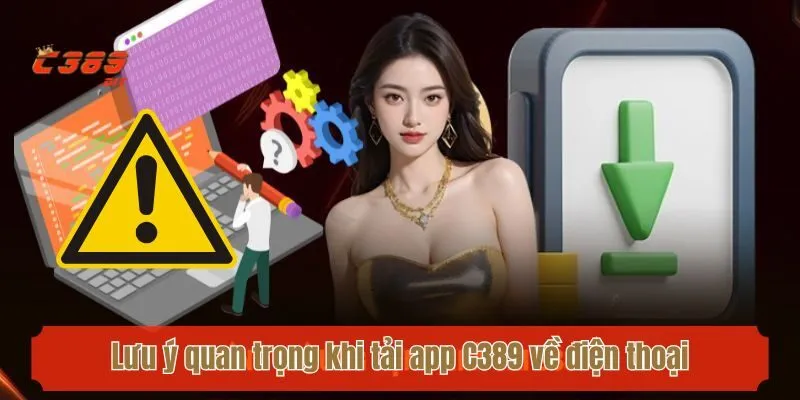 Lưu ý quan trọng khi tải app C389 về điện thoại